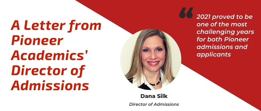 A letter from admissions